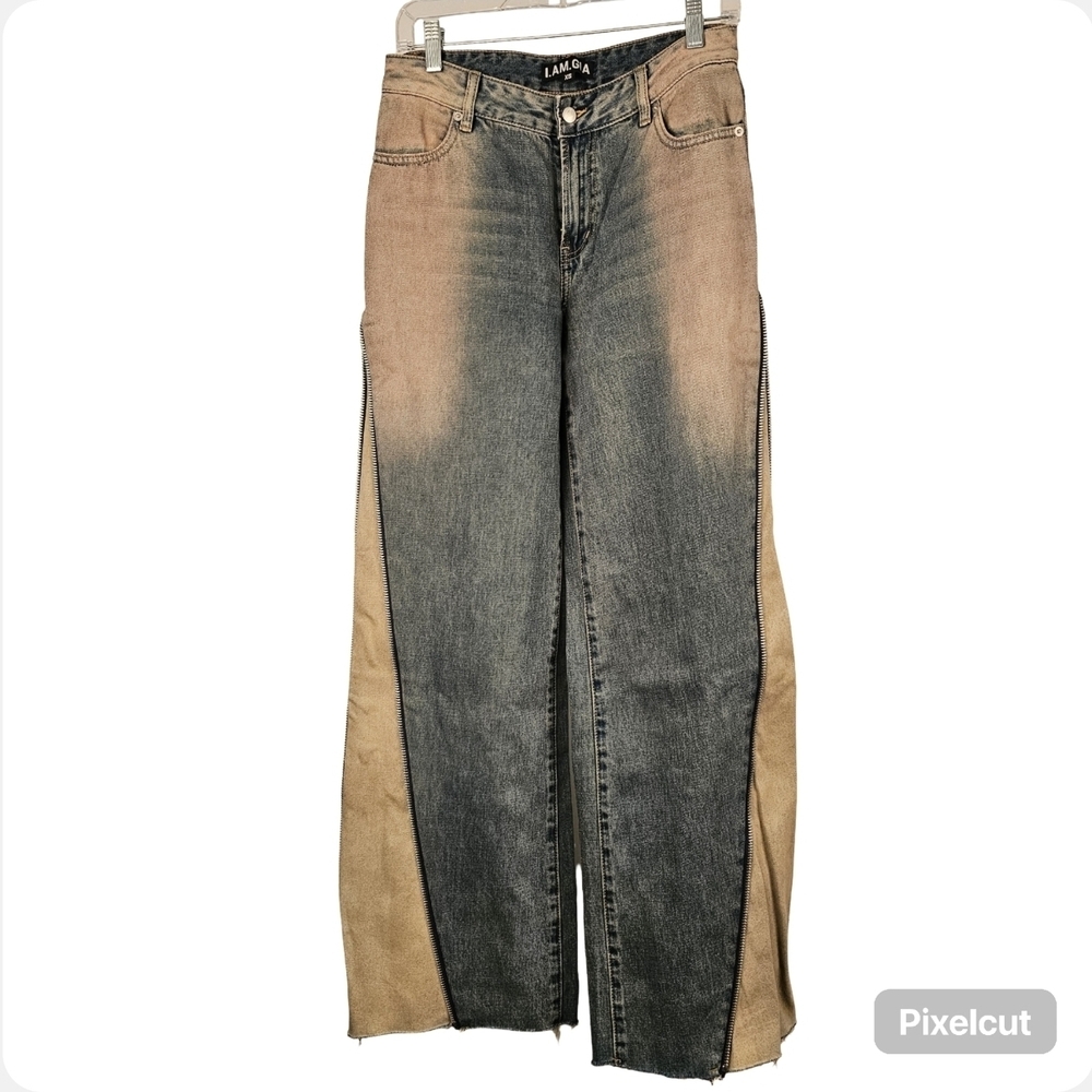 I Am Gia Women's Two-Tone Jeans XS